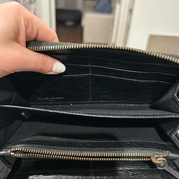 Balenciaga Leather Zip Wallet - Picture 5 of 7